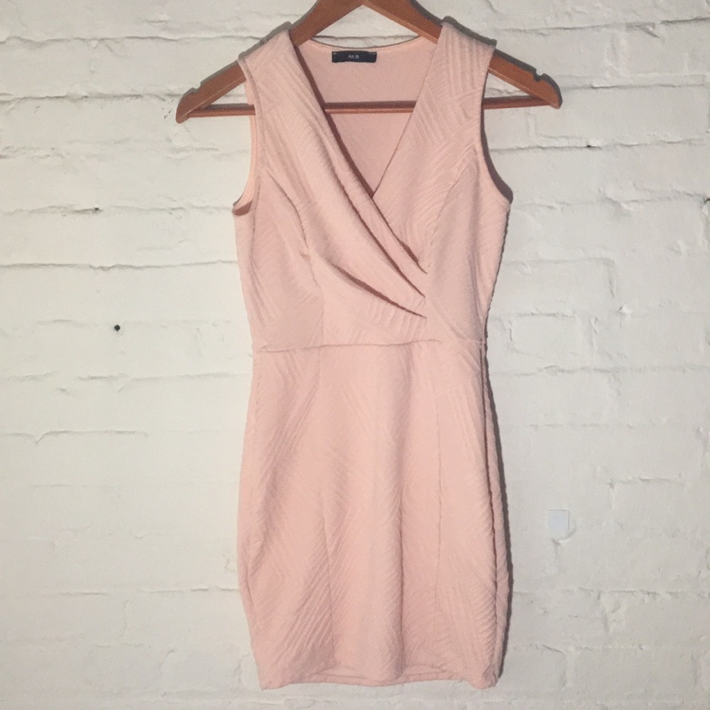 Pink Ruffled Mini Dress